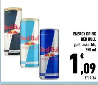 Conad ENERGY DRINK RED BULL gusti assortiti, 250 ml offerta