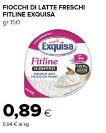 Tigre FIOCCHI DI LATTE FRESCHI FITLINE EXQUISA gr 150 offerta