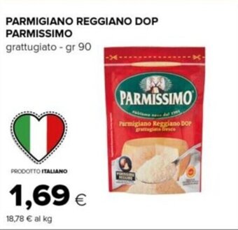 Tigre PARMIGIANO REGGIANO DOP PARMISSIMO grattugiato - gr 90 offerta