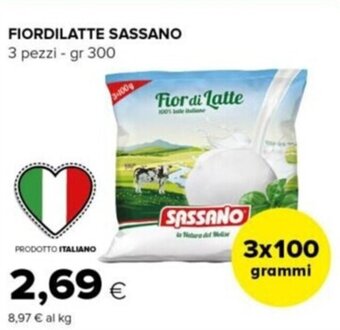 Tigre FIORDILATTE SASSANO 3 pezzi - gr 300 offerta
