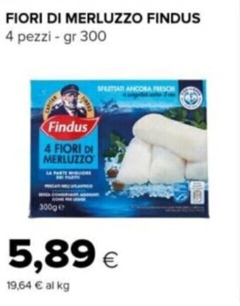 Tigre FIORI DI MERLUZZO FINDUS 4 pezzi - gr 300 offerta