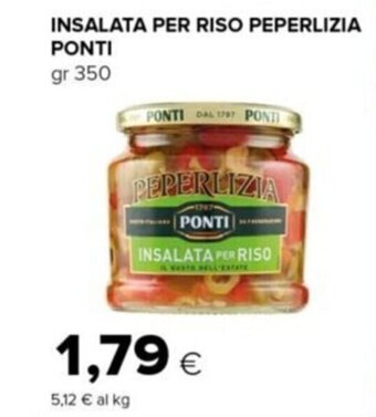 Tigre INSALATA PER RISO PEPERLIZIA PONTI gr 350 offerta