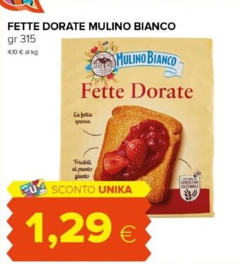 Tigre FETTE DORATE MULINO BIANCO gr 315 offerta