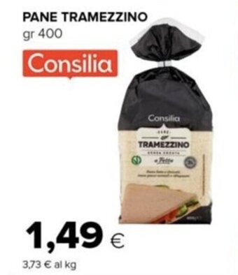 Tigre Consilia PANE TRAMEZZINO gr 400 offerta