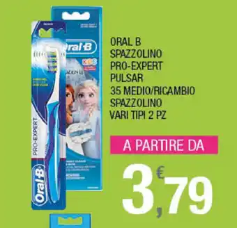 Splendidi e Splendenti Oral-B Spazzolino Pro-Expert Pulsar 2pz offerta