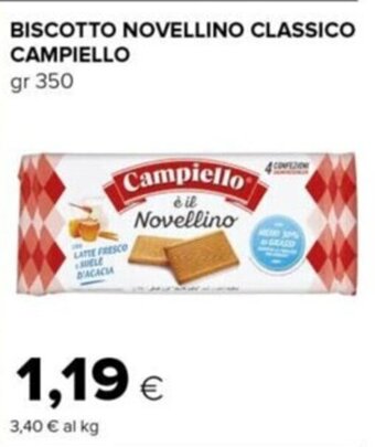 Tigre BISCOTTO NOVELLINO CLASSICO CAMPIELLO gr 350 offerta