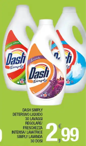 Dash Simply Detersivo Liquido 30 lavaggi Regolare