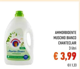 Conad AMMORBIDENTE MUSCHIO BIANCO CHANTECLAIR 3 litri offerta