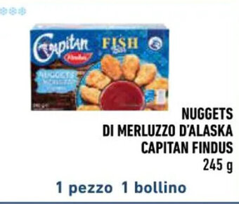 Conad NUGGETS DI MERLUZZO D'ALASKA CAPITAN FINDUS 245 g offerta