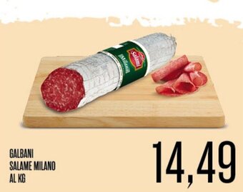 Supermercati Pasquale Prisco GALBANI SALAME MILANO offerta