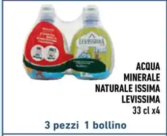 Conad ACQUA MINERALE NATURALE ISSIMA 33 cl x4 offerta