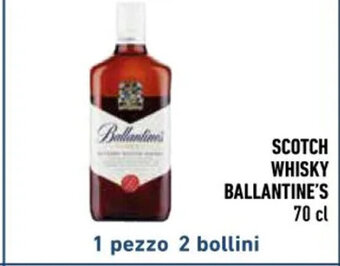 Conad SCOTCH WHISKY BALLANTINE'S 70 cl offerta