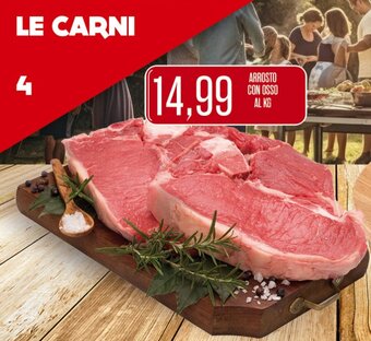 Supermercati Pasquale Prisco ARROSTO CON OSSO offerta