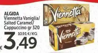 Carrefour Express ALGIDA Viennetta Vaniglia/ Salted Caramel/ Cappuccino gr 320 offerta