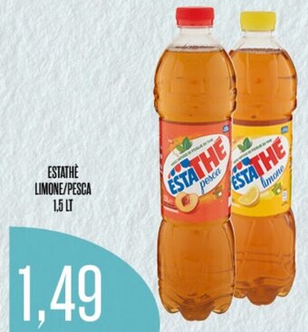 Supermercati Pasquale Prisco ESTATHÈ LIMONE/PESCA 1.5 LT offerta