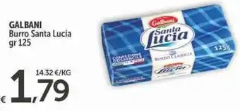 Carrefour Express GALBANI Burro Santa Lucia gr 125 offerta