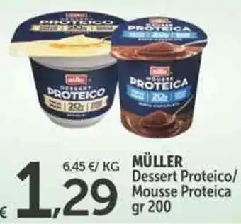 Carrefour Express MÜLLER Dessert Proteico/ Mousse Proteica gr 200 offerta