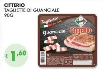 Eté CITTERIO TAGLIETTE DI GUANCIALE 90G offerta
