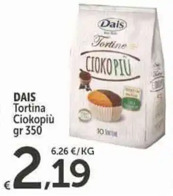 DAIS Tortina Ciokopiù gr 350