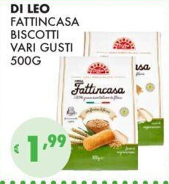 Eté DI LEO FATTINCASA BISCOTTI VARI GUSTI 500G offerta