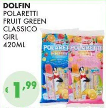 Eté DOLFIN POLARETTI FRUIT GREEN CLASSICO GIRL 420ML offerta
