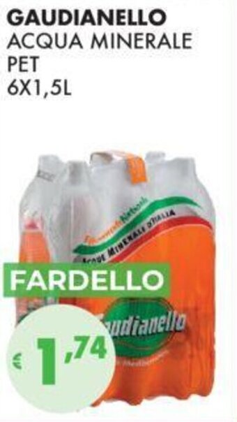 GAUDIANELLO ACQUA MINERALE PET 6X1,5L