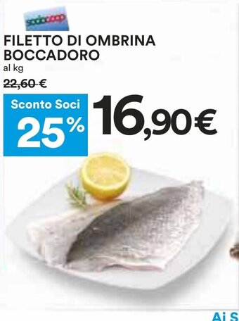Coop FILETTO DI OMBRINA BOCCADORO offerta