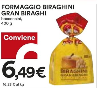Coop FORMAGGIO BIRAGHINI GRAN BIRAGHI bocconcini, 400 g offerta