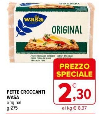 FETTE CROCCANTI WASA original g 275