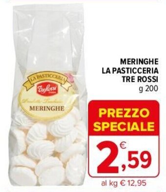 Iperal MERINGHE LA PASTICCERIA TRE ROSSI g 200 offerta