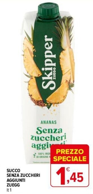 Iperal SUCCO SENZA ZUCCHERI AGGIUNTI ZUEGG It 1 offerta