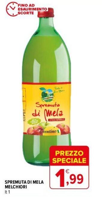 Iperal SPREMUTA DI MELA MELCHIORI lt 1 offerta