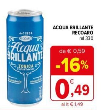 Iperal ACQUA BRILLANTE RECOARO ml 330 offerta