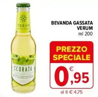 Iperal BEVANDA GASSATA VERUM ml 200 offerta