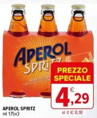 Iperal APEROL SPRITZ ml 175x3 offerta