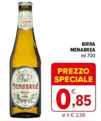 Iperal BIRRA MENABREA ml 700 offerta