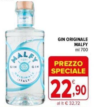 Iperal GIN ORIGINALE MALFY ml 700 offerta