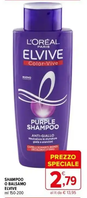 Iperal SHAMPOO O BALSAMO ELVIVE ml 150-200 offerta