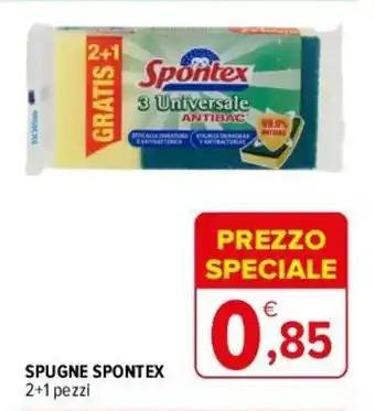 Iperal SPUGNE SPONTEX 2+1 pezzi offerta