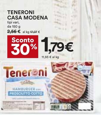 Coop TENERONI CASA MODENA tipi vari, da 150 g offerta
