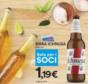 Coop BIRRA ICHNUSA 660 ml offerta