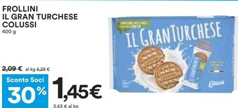 Coop FROLLINI IL GRAN TURCHESE COLUSSI 400 g offerta