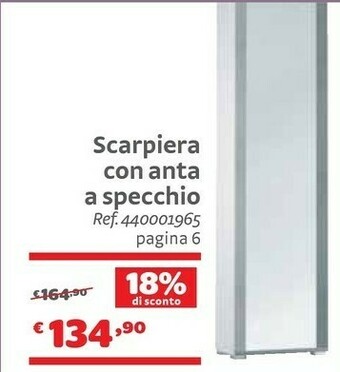 Bricocenter Scarpiera Con Anta A Specchio offerta