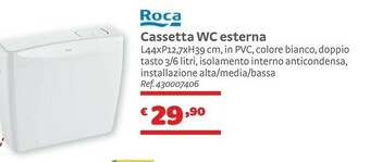Bricocenter Roca Cassetta Wc Esterna offerta