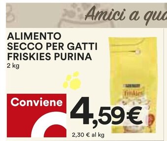 Coop ALIMENTO SECCO PER GATTI FRISKIES PURINA 2 kg offerta