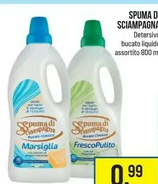 Caddy's Spuma di Sciampagna Detersivo Bucato Liquido Assortito 800 Ml offerta