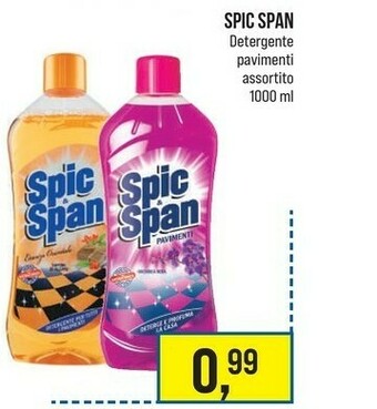 Caddy's Spic Span Detergente Pavimenti offerta