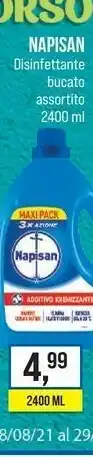 Caddy's Napisan Disinfettante Bucato offerta