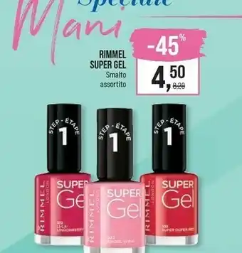 Caddy's Rimmel Super Gel Smalto offerta
