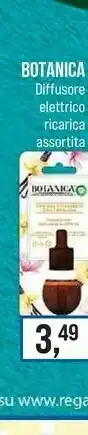 Caddy's Botanica Diffusore Elettrico Ricarica offerta
